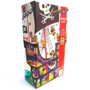 Barco pirata-piratas-barco-jack sparrow-pirates-puzzles gigantes-puzzles para niños-rompecabezas para niños-rompecabeza-rompecabezas-rompecabeza-puzzle-puzzles-ilustracion-djeco-juego-juegos de mesa-gato-pez-gatopez-gatopez libreria-tienda de libros-productos ilustrados-libreria chile-chile-marca djeco-puzzart-puzzle art-arte-eeboo-eboo puzzle